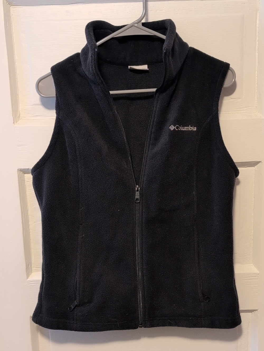 Columbia Kids Black Fleece Vest with Zip Pockets